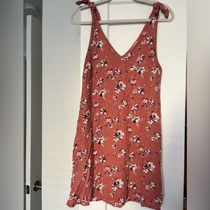 Floral Tie-Strap Dress